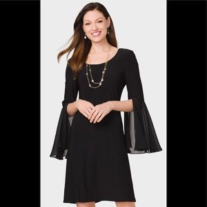Roz & Ali Solid Black Bell Sleeve